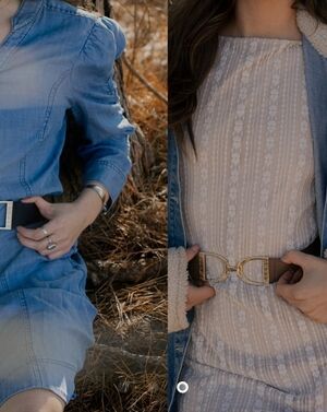 Ella Stir Up Inspired Navy Blue Belt